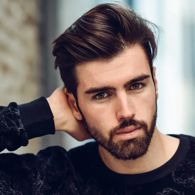 Groomed beard